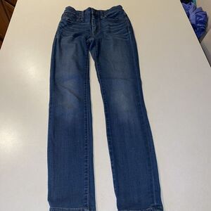 Madewell 9" High-Rise Skinny Jeans Dark Wash 24‎ Denim Full Length
